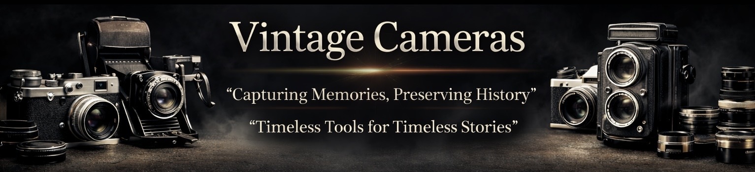 vintage film cameras and lenses