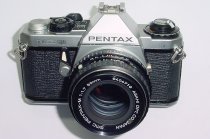 Pentax ME Super 35mm Film manual SLR Camera with Rikenon 50mm f/1.7 Lens