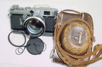 Canon Model VT Rangefinder 35mm Film Camera with Canon 50mm F/1.2 Lens