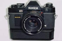 Konica FP-1 Program 35mm Film SLR Manual Camera + HEXANON 50/1.8 AR Lens + MD