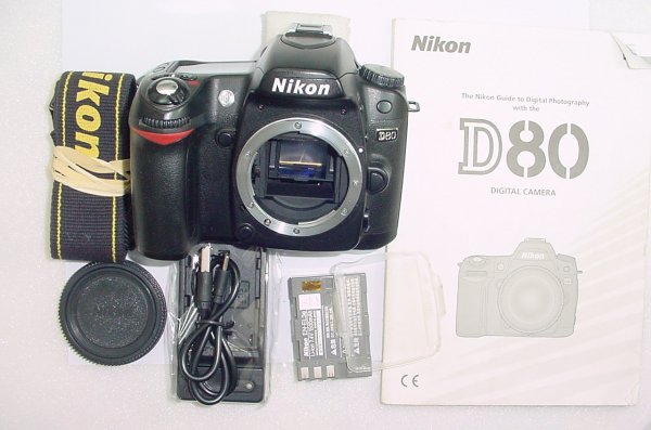 Nikon D80 DSLR Camera 10.2MP Body