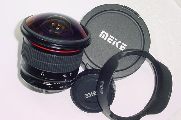 Meke 8mm F/3.5 Fish Eye CS Manual Focus Lens For Nikon F Mount