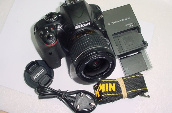 Nikon D3300 24.2MP Digital SLR Camera with AF-P DX 18-55mm F/3.5-5.6 G Zoom Lens