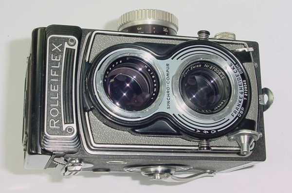 Rolleiflex T Model K8 T1 120 Film TLR 6x6 Camera Carl Zeiss 75/3.5 Tessar Lens