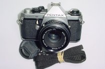 Pentax ME Super 35mm Film Manual SLR Camera with Pentax-M 50mm f/2 smc Lens
