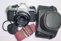 Pentax ME Super 35mm Film Manual SLR Camera with Pentax-M 50mm f/2 smc Lens