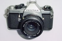 Pentax ME Super 35mm Film Manual SLR Camera with Pentax-M 50mm f/2 smc Lens