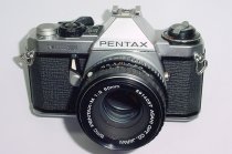 Pentax ME Super 35mm Film Manual SLR Camera with Pentax-M 50mm f/2 smc Lens