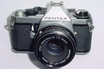 Pentax ME Super 35mm Film Manual SLR Camera with Pentax-M 50mm f/2 smc Lens