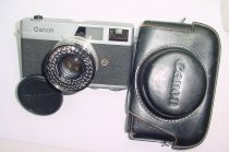 Canon Canonet 35mm Film Rangefinder Manual Camera 45mm F/1.9 Lens