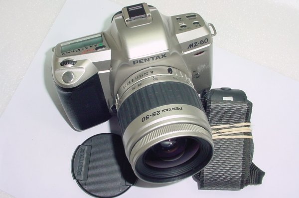 Pentax MZ-60 35mm Film SLR Camera + Pentax-FA 28-90mm F/3.5-5.6 Zoom Lens