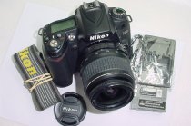 Nikon D90 12.3MP DSLR Digital Camera + 18-55mm F3.5-5.6G II ED DX AF-S Zoom Lens