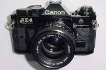 Canon AE-1 Program 35mm SLR Film Manual Camera with Canon 50mm F/1.4 FD Lens