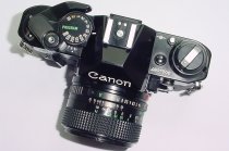 Canon AE-1 Program 35mm SLR Film Manual Camera with Canon 50mm F/1.4 FD Lens