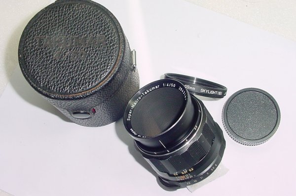 Pentax 50mm f/4 Super-Macro-Takumar M42 Screw Mount Manual Focus Lens