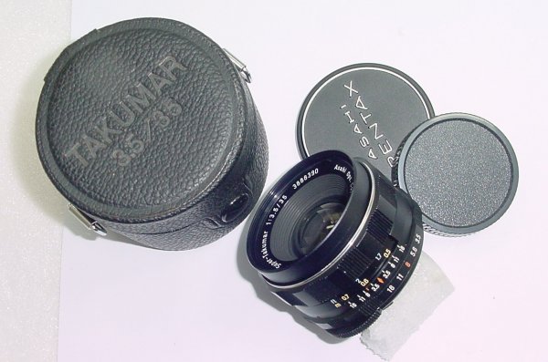 Pentax Super-Takumar 35mm f/3.5 M42 Screw Mount Manual Focus Lens