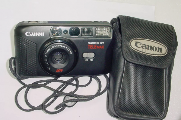 Canon SURE SHOT TELEMAX 35mm Film Point & Shoot Camera 38-70mm F/3.5-6.0 Lens