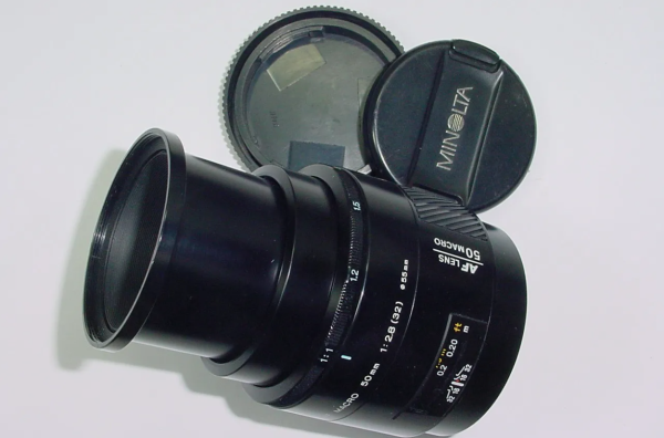 Minolta 50mm F/2.8 MACRO AF 1:1 Close-Up Auto Focus Lens For Sony A-Mount