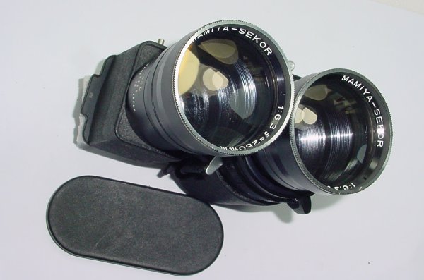 Mamiya-Sekor 250mm F/6.3 Twin Telephoto Lens for C330 C220 C22 C33 TLR Cameras