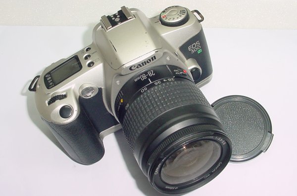 Canon EOS 500 N SLR 35mm Film Camera + 28-80mm F/3.5-5.6 EF Auto Focus Zoom Lens