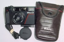 Nikon L35 AD 35mm Film Point and Shoot Compact Camera with 35mm F/2.8 Lens