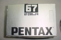 Pentax 200mm f/4 Manual Focus Portrait Lens For Pentax 67 SLR Camera