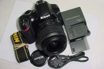 Nikon D3200 24.2MP Digital SLR Camera + 18-55mm F/3.5-5.6 GII VR DX AF-S Zoom Lens