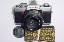 minolta XG 9 35mm Film SLR Camera with minolta 50mm F/1.7 MD Lens