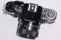 Canon A-1 35mm SLR Film Manual Camera with Canon 50mm F/1.4 FD Lens Excellent