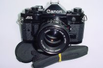 Canon A-1 35mm SLR Film Manual Camera with Canon 50mm F/1.4 FD Lens Excellent