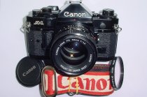 Canon A-1 35mm SLR Film Manual Camera with Canon 50mm F/1.4 FD Lens Excellent