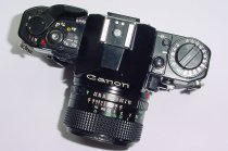 Canon A-1 35mm SLR Film Manual Camera with Canon 50mm F/1.4 FD Lens Excellent