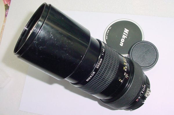 Nikon 300mm F/4.5 Nikkor AI Manual Focus Telephoto Lens