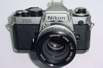 Nikon FE2 35mm Film SLR Manual Camera with Nikon 50mm F/1.8 NIKKOR AI Lens