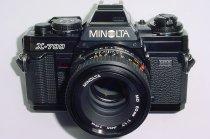 Minolta X-700 35mm Film SLR Manual Camera + Minolta 50mm F/1.7 MD Lens