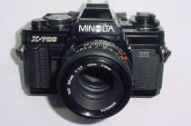 Minolta X-700 35mm Film SLR Manual Camera + Minolta 50mm F/1.7 MD Lens