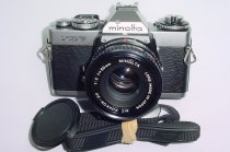 minolta XD 7 35mm Film SLR Manual Camera with Minolta 50mm F/1.7 MD Rokkor Lens