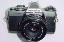 minolta XD 7 35mm Film SLR Manual Camera with Minolta 50mm F/1.7 MD Rokkor Lens