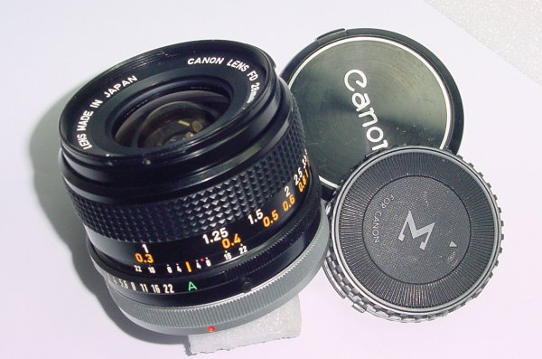 Canon 28mm F/2.8 FD S.C. Wide Angle Manual Focus Lens