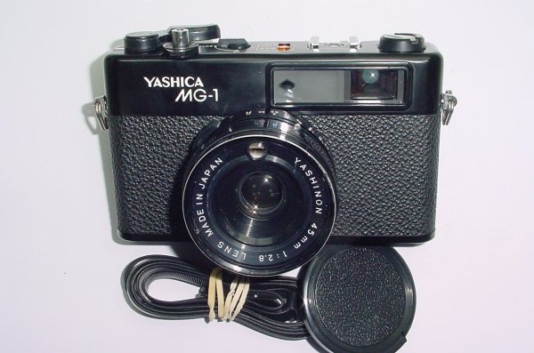 Yashica MG-1 35mm Film Rangefinder Camera with Yashinon 45/2.8 Lens