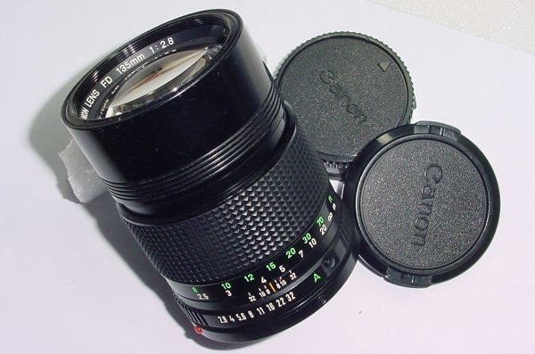 Canon 135mm F/2.8 FD Manual Focus Portrait Lens