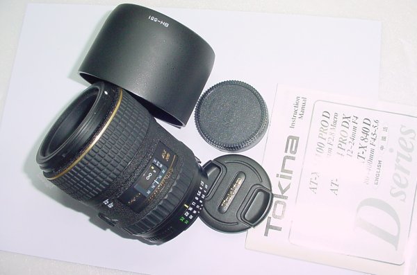 Tokina 100mm F/2.8 D AT-X PRO Macro AF/MF Lens for Nikon AF Mount