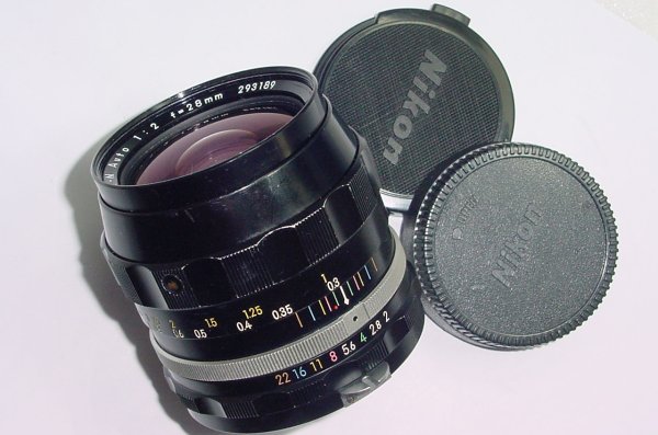 Nikon 28mm f/2 Nikkor-N Auto Pre-AI Manual Focus Wide Angle Lens