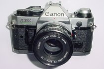 Canon AE-1 Program 35mm SLR Film Manual Camera + Canon 50mm F/1.8 FD Lens - Ex++