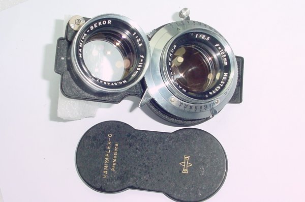 Mamiya 105mm f3.5 MAMIYA-SEKOR Telephoto Twin Lens For C330 C33 C220 TLR Camera