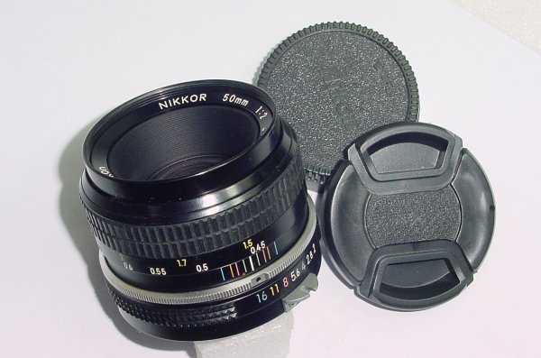 Nikon 50mm F/2 NIKKOR Pre-AI Standard Manual Focus Lens