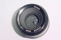 Nikon 50mm F/2 NIKKOR Pre-AI Standard Manual Focus Lens