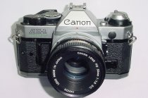 Canon AE-1 Program 35mm SLR Film Manual Camera with Canon 50mm F/1.8 FD Lens