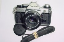 Canon AE-1 Program 35mm SLR Film Manual Camera with Canon 50mm F/1.8 FD Lens