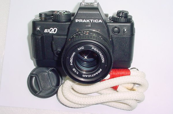 Praktica BX20 35mm Film SLR Camera with Pentacon 50mm F/1.8 MC Lens